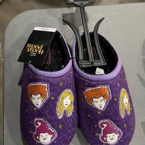 Disney Purple Slippers with Cartoon Characters